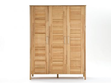 Armoire Malo 3 portes 156 cm en bois de hêtre massif